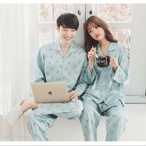 Evenie blue pajamas sleep pants sleepwear pajamas